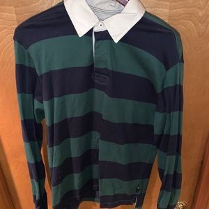 Mens IZOD rugby long sleeve M
